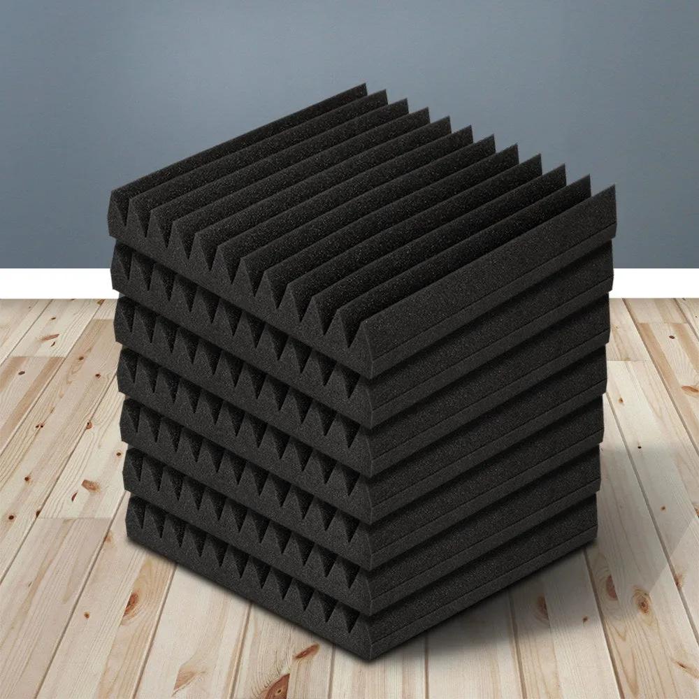 20pcs Acoustic Foam Panels Tiles Studio Sound Absorption Wedge 30x30CM