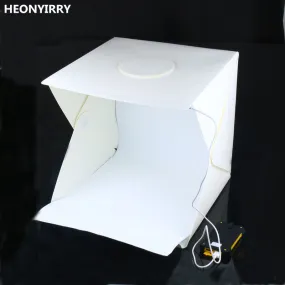 40 x 40 x 40 cm Photo Studio Box Photography Backdrop Built-in Light Photo Box Little Items Photography Box Studio Accessories