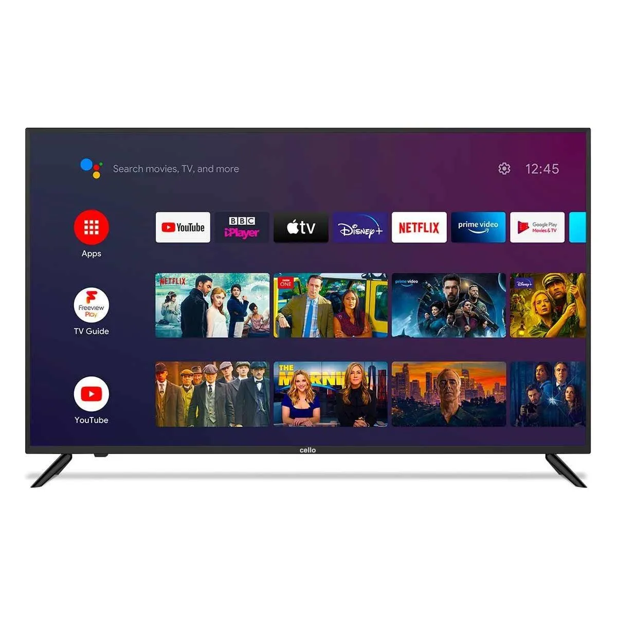 50" Android Smart Freeview 4K TV for Caravans/Motorhomes by Cello