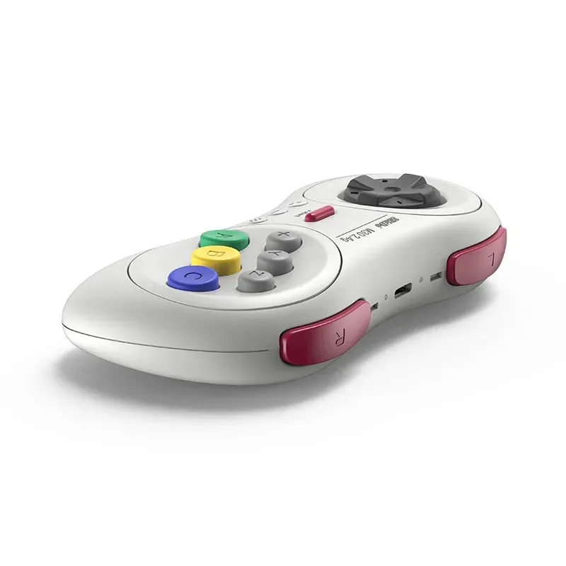 8Bitdo M30 2.4G Wireless Gamepad For The Original Genesis & Mega Drive Mini (White) (81CC)