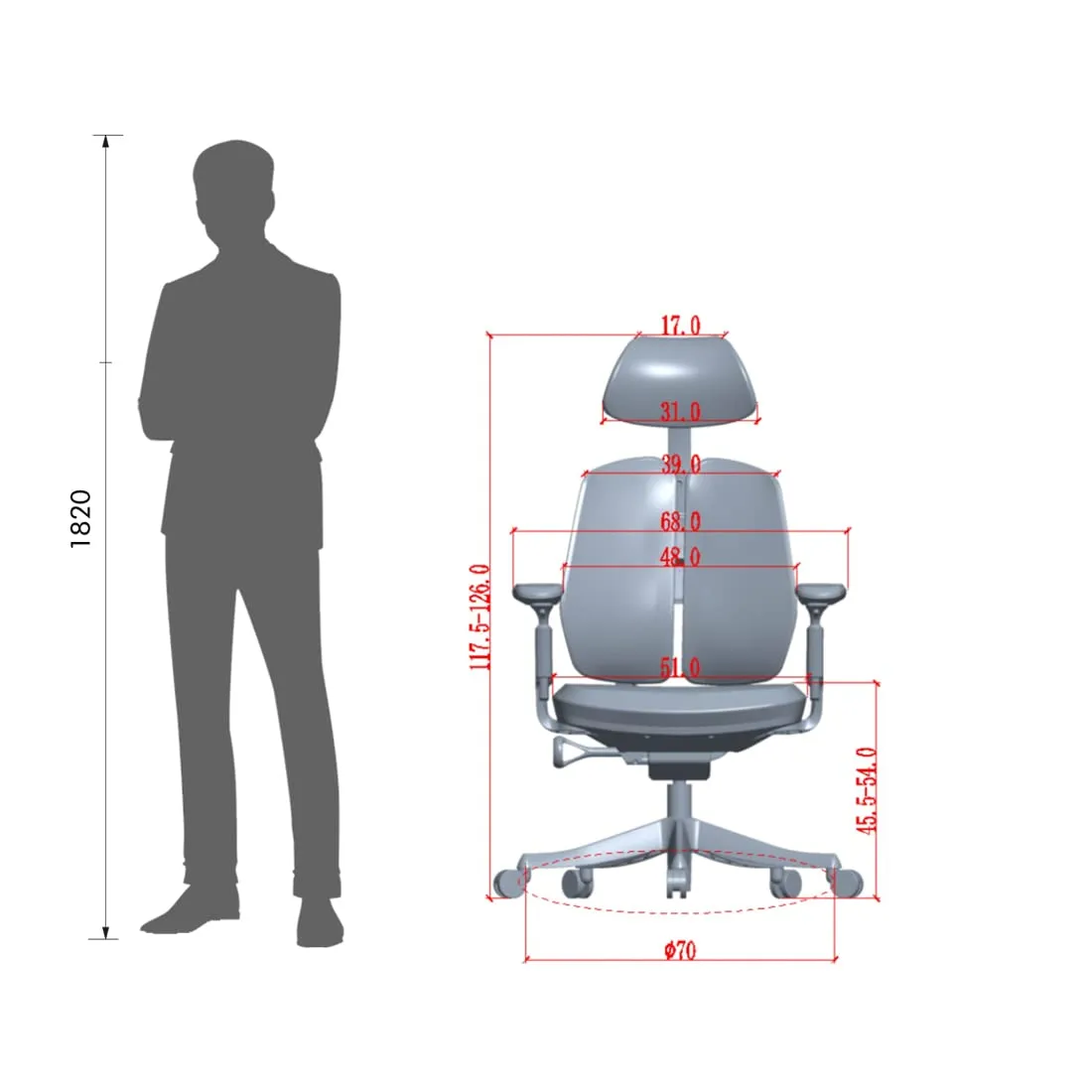 Aeron PU Back Chairs