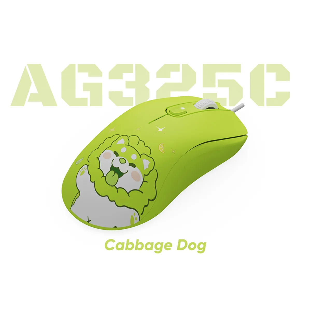 Akko AG325C Cabbage Dog Wired Gaming Mouse