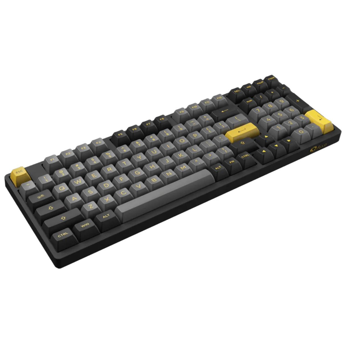 Akko Black & Gold 3098B Mechanical Keyboard (Akko Switch Jelly Blue)