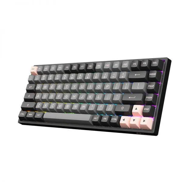 AKKO BLACK & PINK 3084B PLUS MECHANICAL KEYBOARD (AKKO CS JELLY PURPLE)