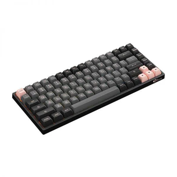 AKKO BLACK & PINK 3084B PLUS MECHANICAL KEYBOARD (AKKO CS JELLY PURPLE)