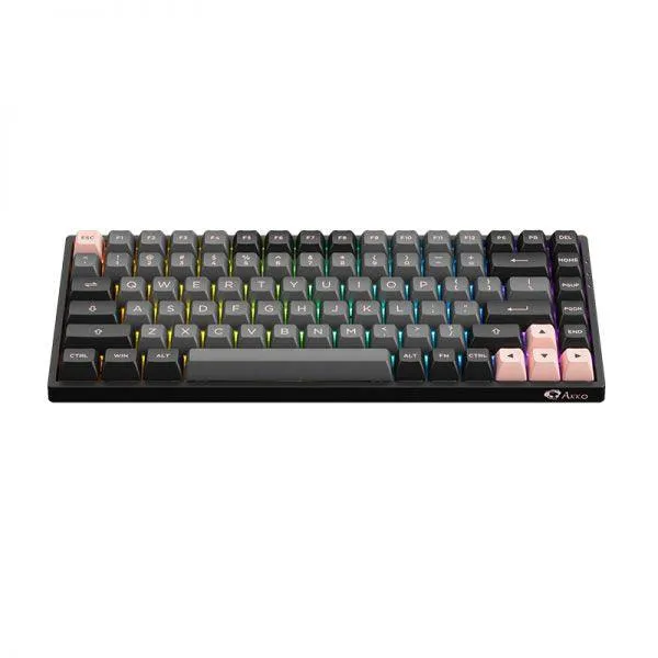 AKKO BLACK & PINK 3084B PLUS MECHANICAL KEYBOARD (AKKO CS JELLY PURPLE)