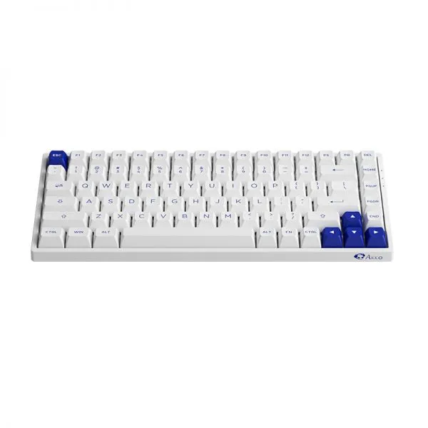 Akko Blue On White 3084B Plus Hot-Swappable Multi-Mode RGB Mechanical Keyboard (Akko CS Jelly Pink)