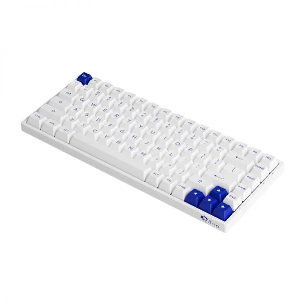 Akko Blue On White 3084B Plus Hot-Swappable Multi-Mode RGB Mechanical Keyboard (Akko CS Jelly Pink)