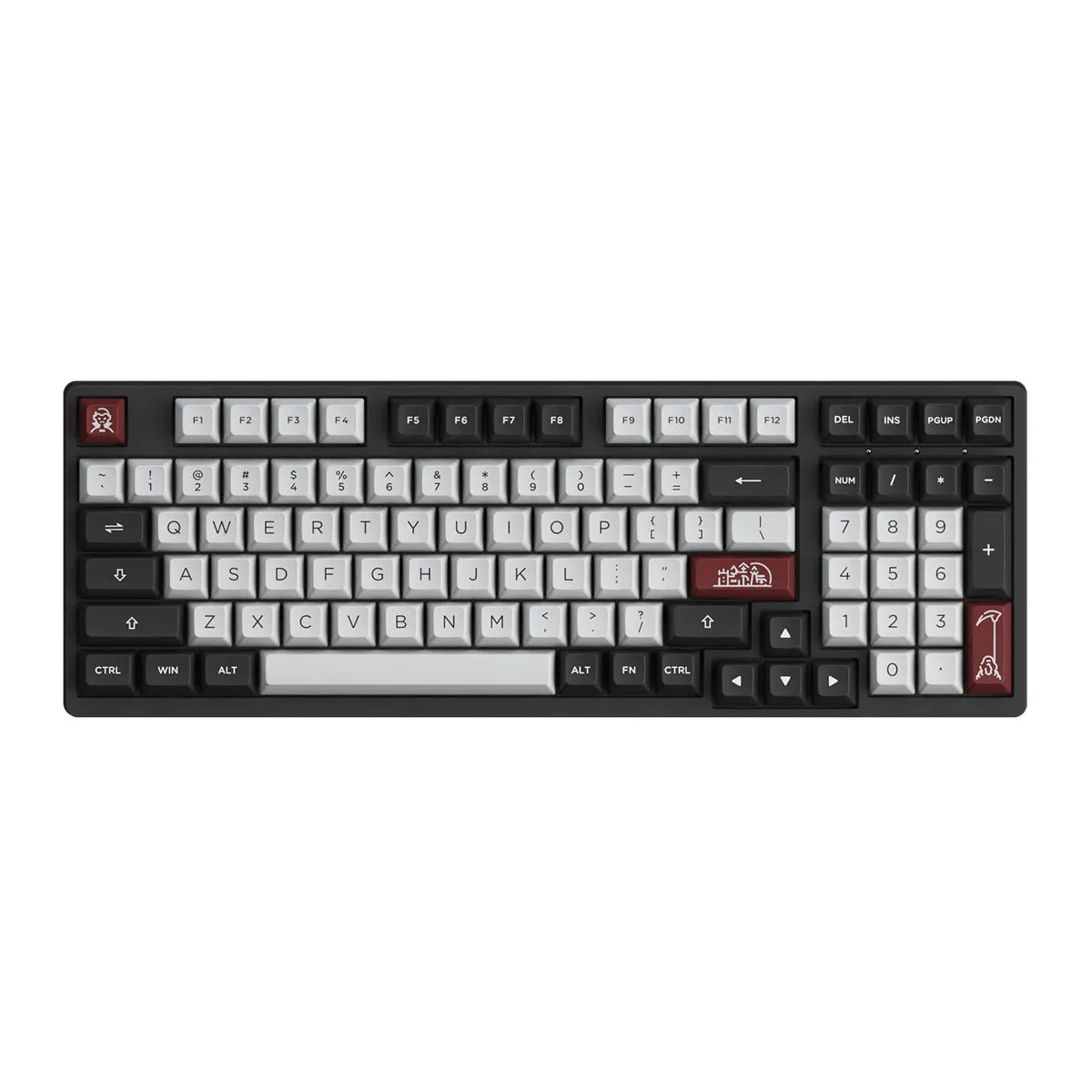 Akko Dracula Castle 3098S Hotswappable RGB Mechanical Keyboard (Akko CS Silver)