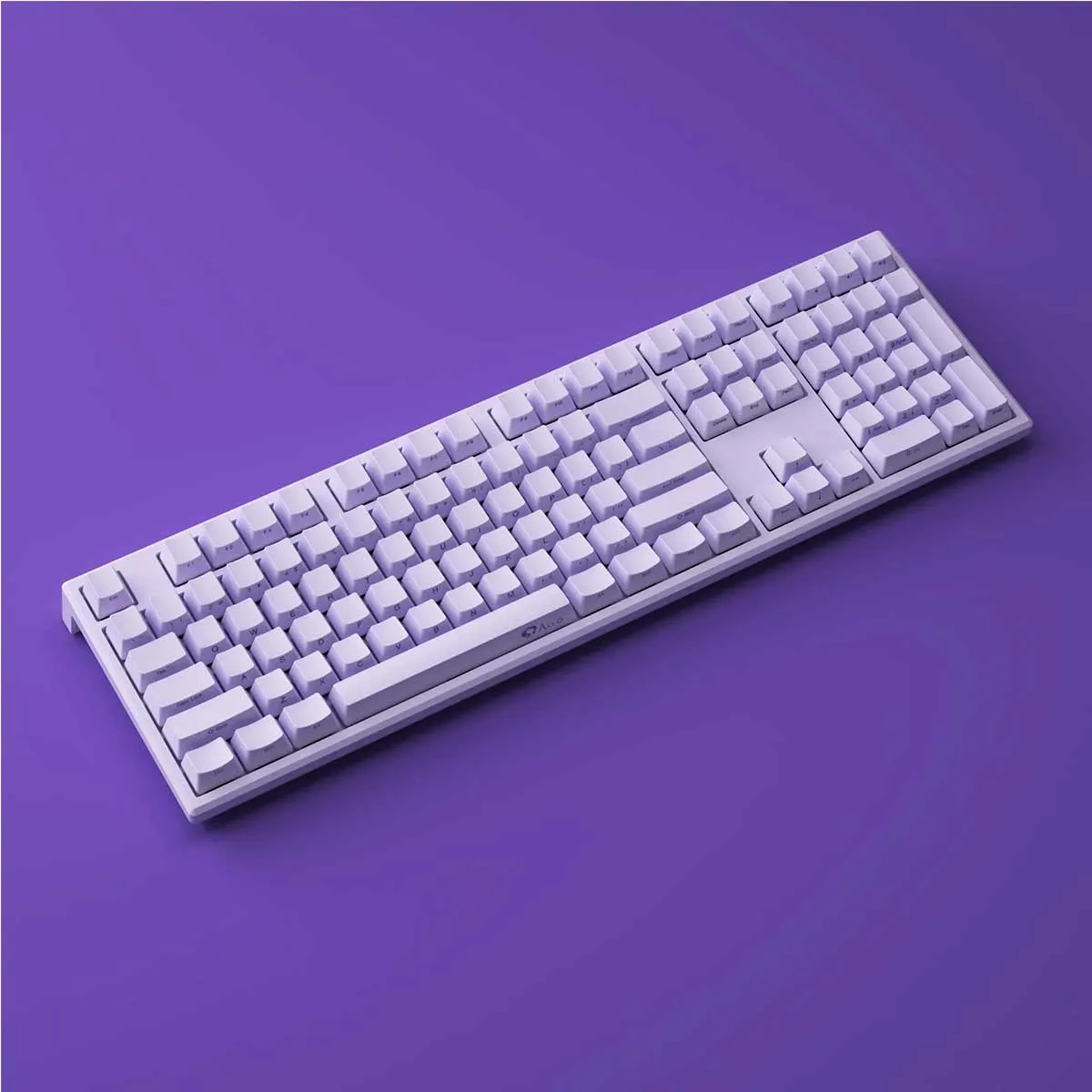 Akko MG108B Taro Purple Multi-Mode RGB Hot-Swappable Mechanical Keyboard (V3 Cream Yellow Pro)