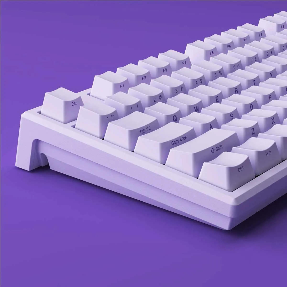 Akko MG108B Taro Purple Multi-Mode RGB Hot-Swappable Mechanical Keyboard (V3 Cream Yellow Pro)