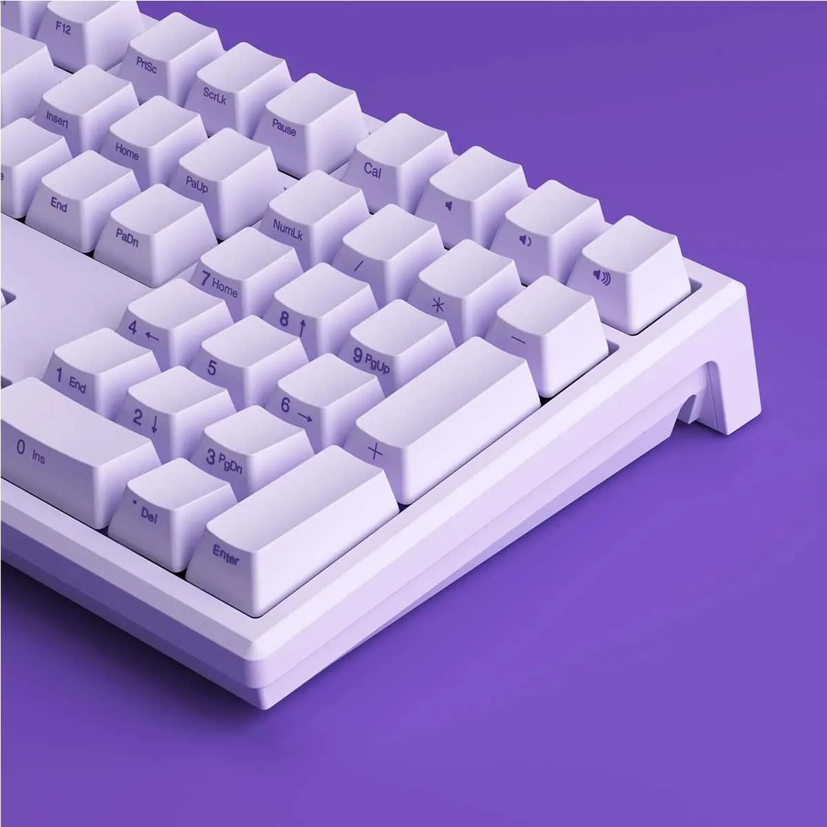 Akko MG108B Taro Purple Multi-Mode RGB Hot-Swappable Mechanical Keyboard (V3 Cream Yellow Pro)