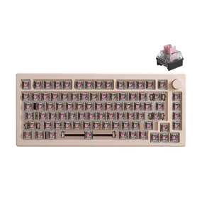 Akko MOD 007B HE DIY Kit Multi-Mode RGB Hot-Swappable Mechanical Keyboard Cream White (Kailh Sakura Pink Magnetic Switch)