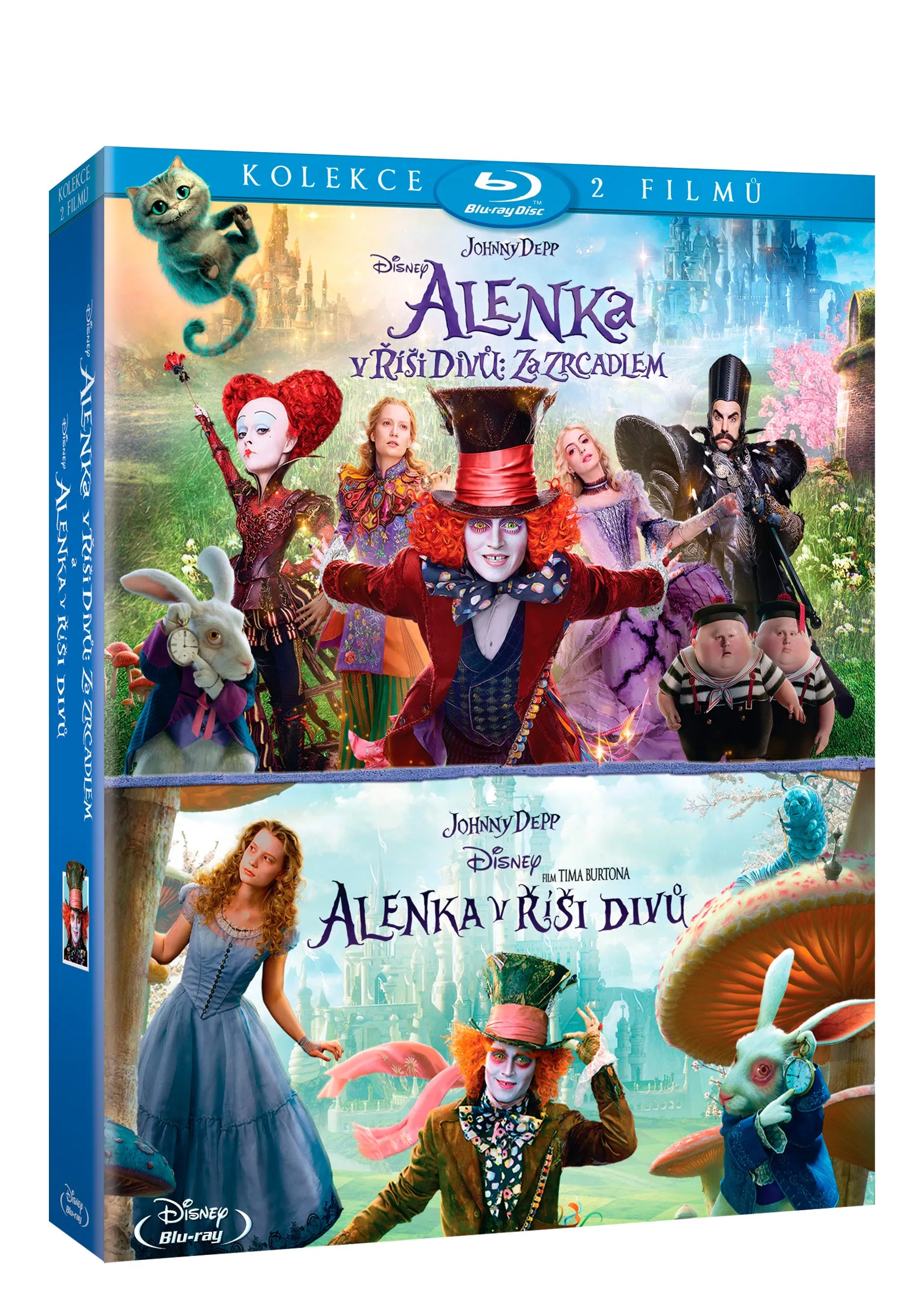 Alenka v risi divu kolekce 1.-2. 2BD / Alice in Wonderland   Alice Through the Looking Glass