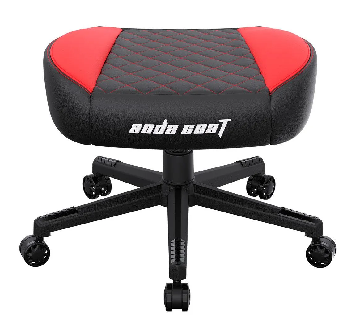 AndaSeat Luxurious Footrest #AD-DS-F-BR-PV-01 Black and Red