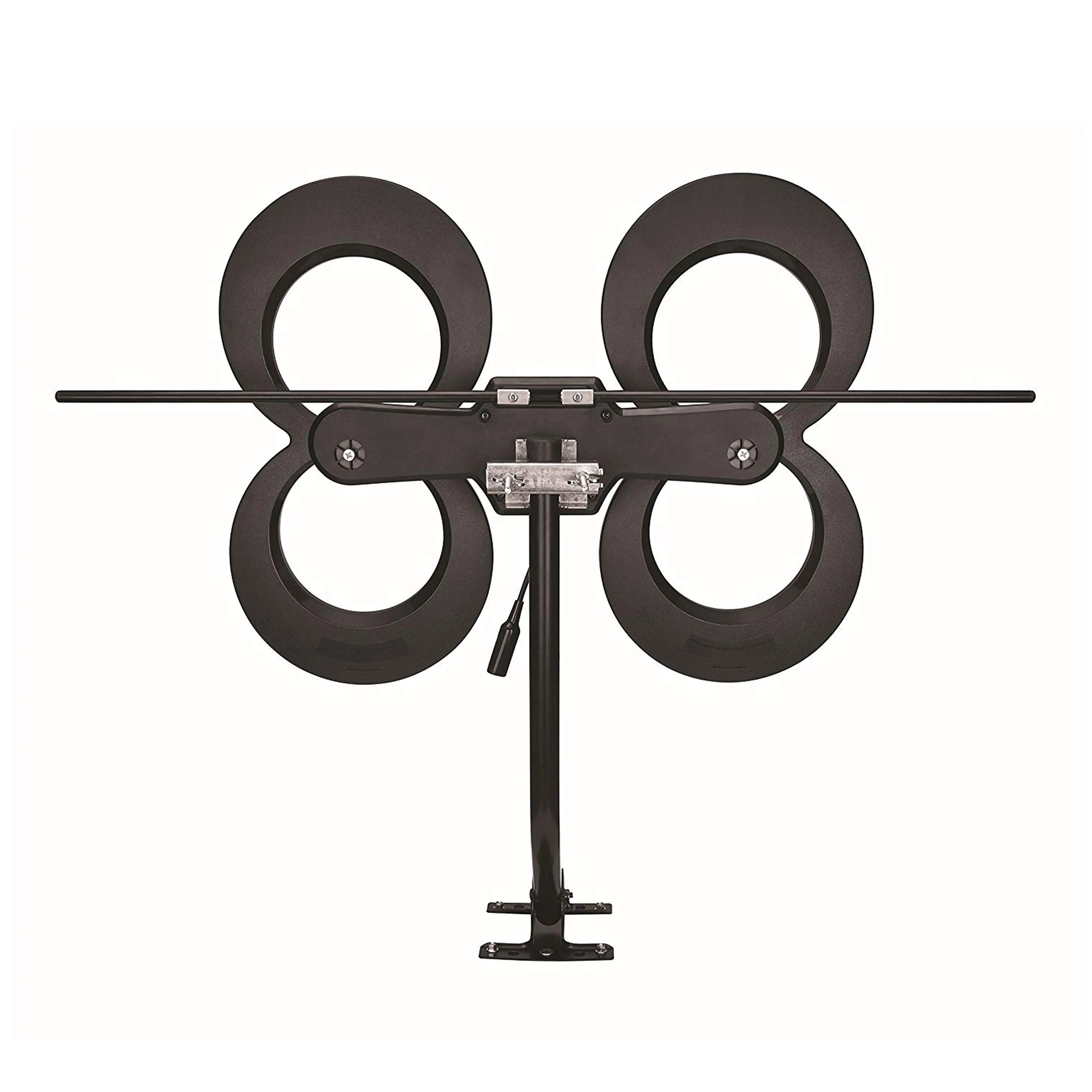 Antennas Direct ClearStream 4MAX Ultra Long-Range Indoor/Outdoor HDTV Antenna with 20-Inch Mount (70  Mile Range)