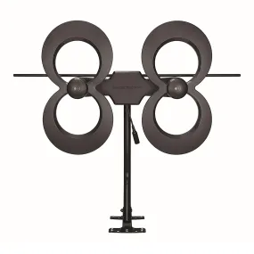 Antennas Direct ClearStream 4MAX Ultra Long-Range Indoor/Outdoor HDTV Antenna with 20-Inch Mount (70  Mile Range)