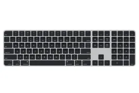 Apple Magic British English Keyboard with Touch ID and Numeric Keypad | Black Keys