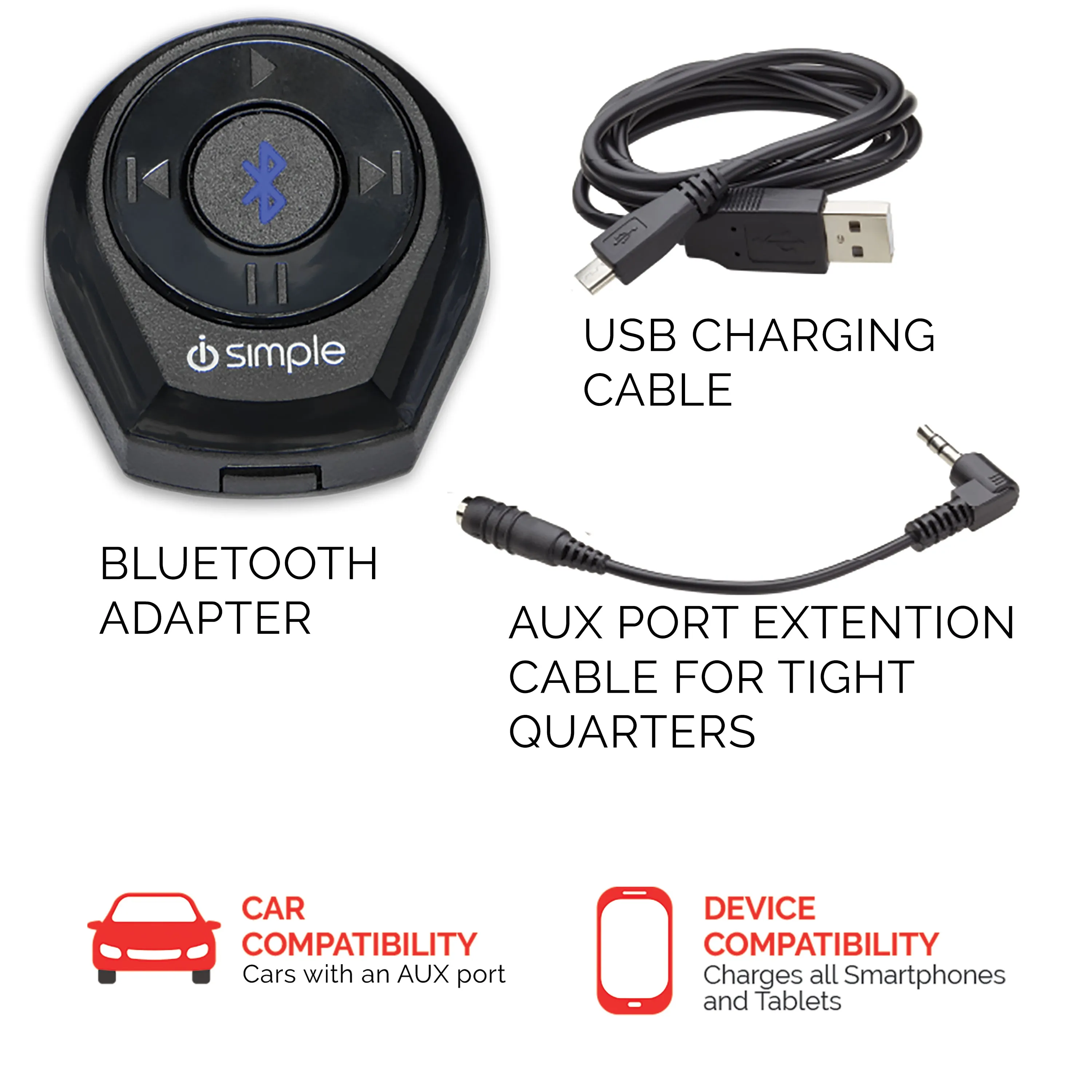 AUX Bluetooth Adapter for Music Streaming - DISCONTINUED