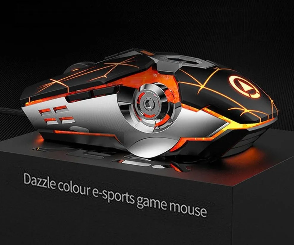 Backlit Wired Gaming Keyboard And Mouse Combo