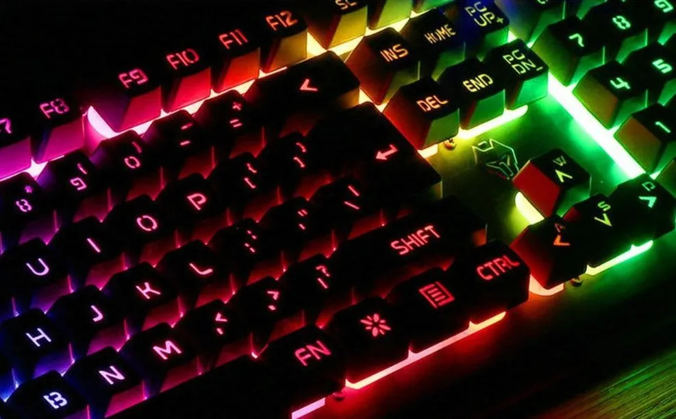 Backlit Wired Gaming Keyboard And Mouse Combo