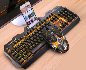 Backlit Wired Gaming Keyboard And Mouse Combo