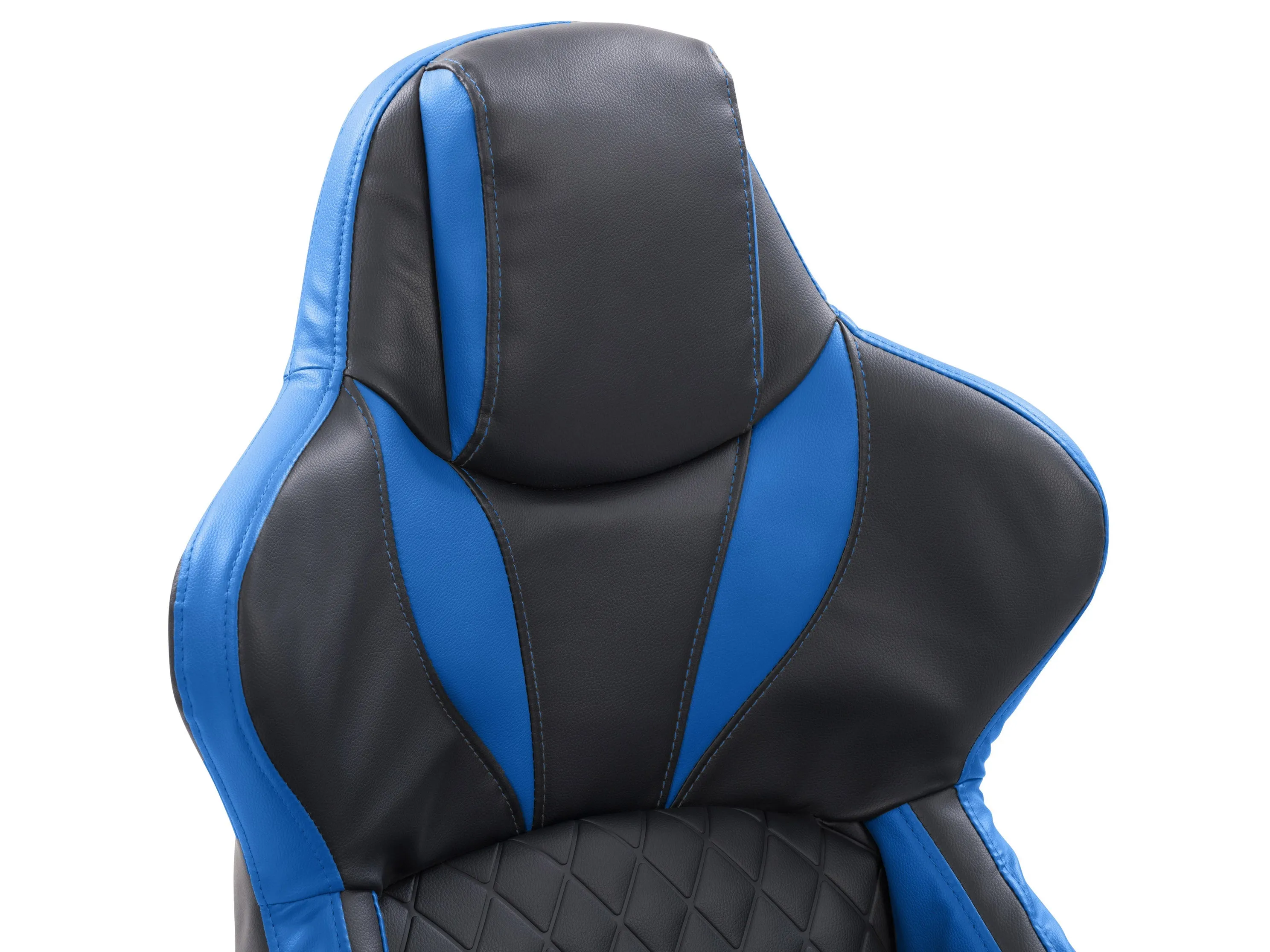 Black and Blue Gaming Reclining Chair