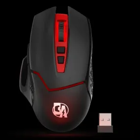 BOLT AXTION M690-1 Wireless Gaming Mouse - 2400 DPI, 8 Programmable Buttons, Ergonomic Design, DPI Shifting, Black