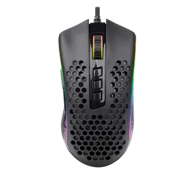 BOLT AXTION M808 Storm RGB Gaming Mouse, 85g Lightweight - 12,400 DPI Sensor, 7 Programmable Buttons, Precise Registration - Super-Lite Cable