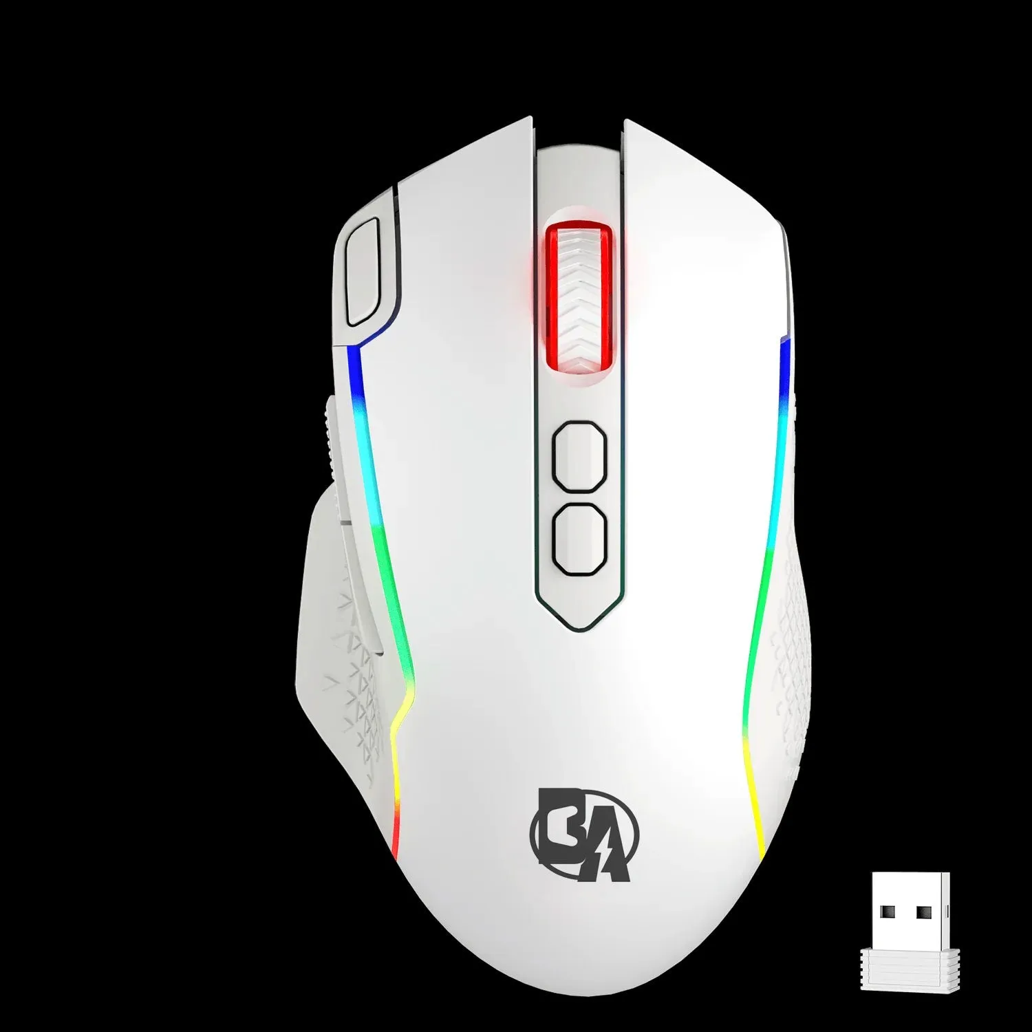 BOLT AXTION M810 Pro Wireless Gaming Mouse, 10000 DPI, Rapid Fire, 8 Macros, 45h Power, RGB, PC/Mac