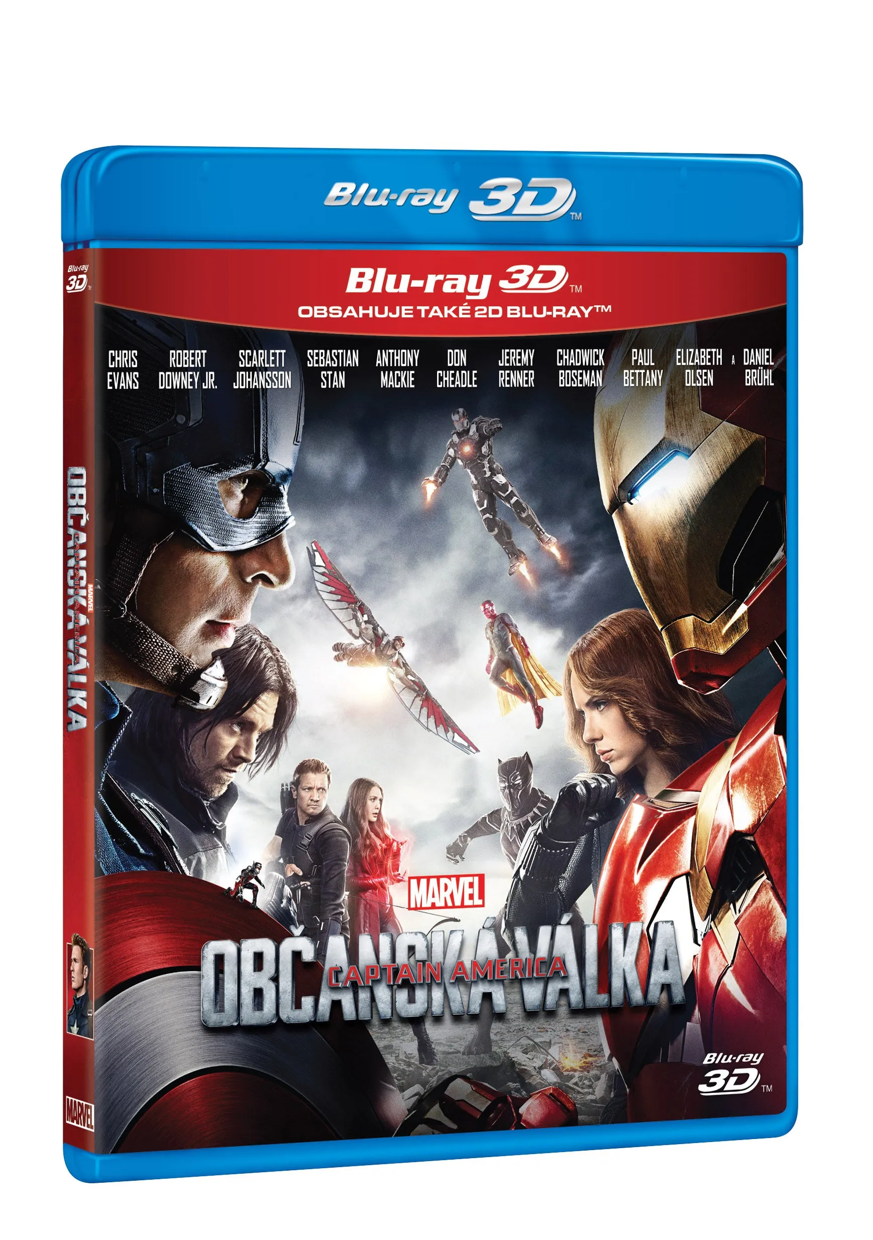 Captain America: Obcanska valka 2BD (3D 2D) / Captain America: Civil War