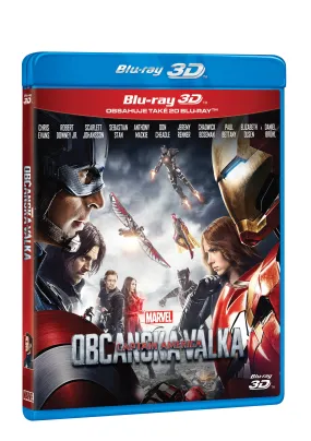 Captain America: Obcanska valka 2BD (3D 2D) / Captain America: Civil War