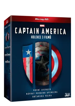 Captain America trilogie 1.-3. 6BD (3D 2D) / Captain America