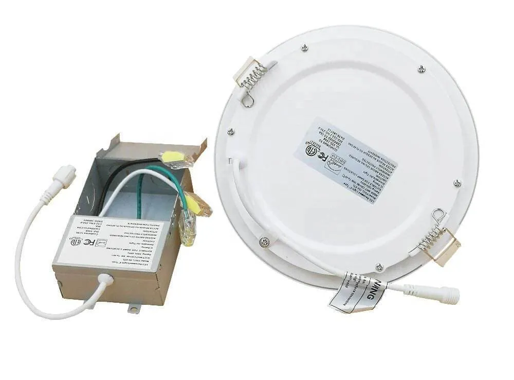 (CASE OF 40) Ultra Thin ROUND 4in 9w 5 CCT Switchable (2700K/3000K/4000K/5000K/6000K) Dimmable