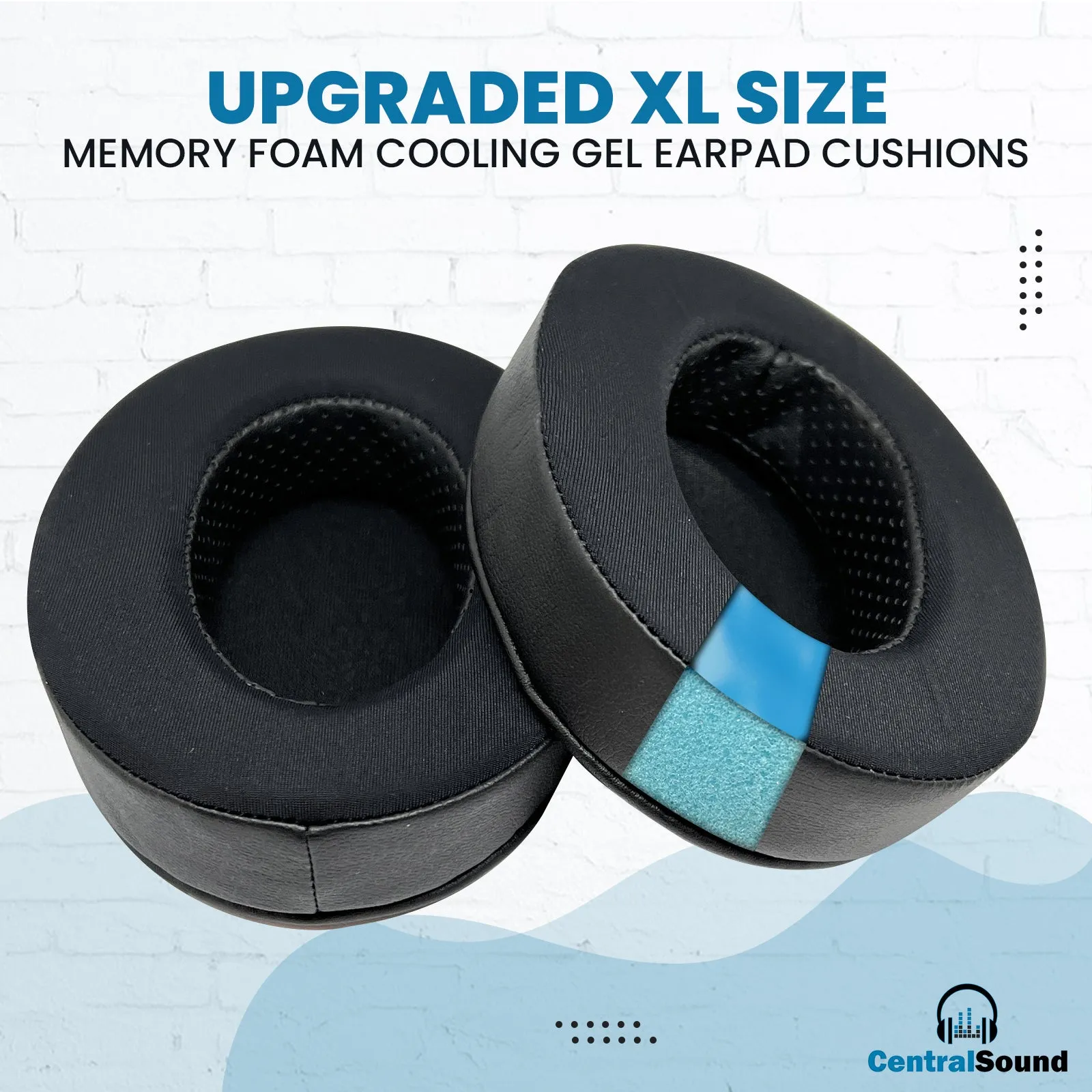 CentralSound Premium XL Replacement Ear Pads for Turtle Beach Gaming Headsets