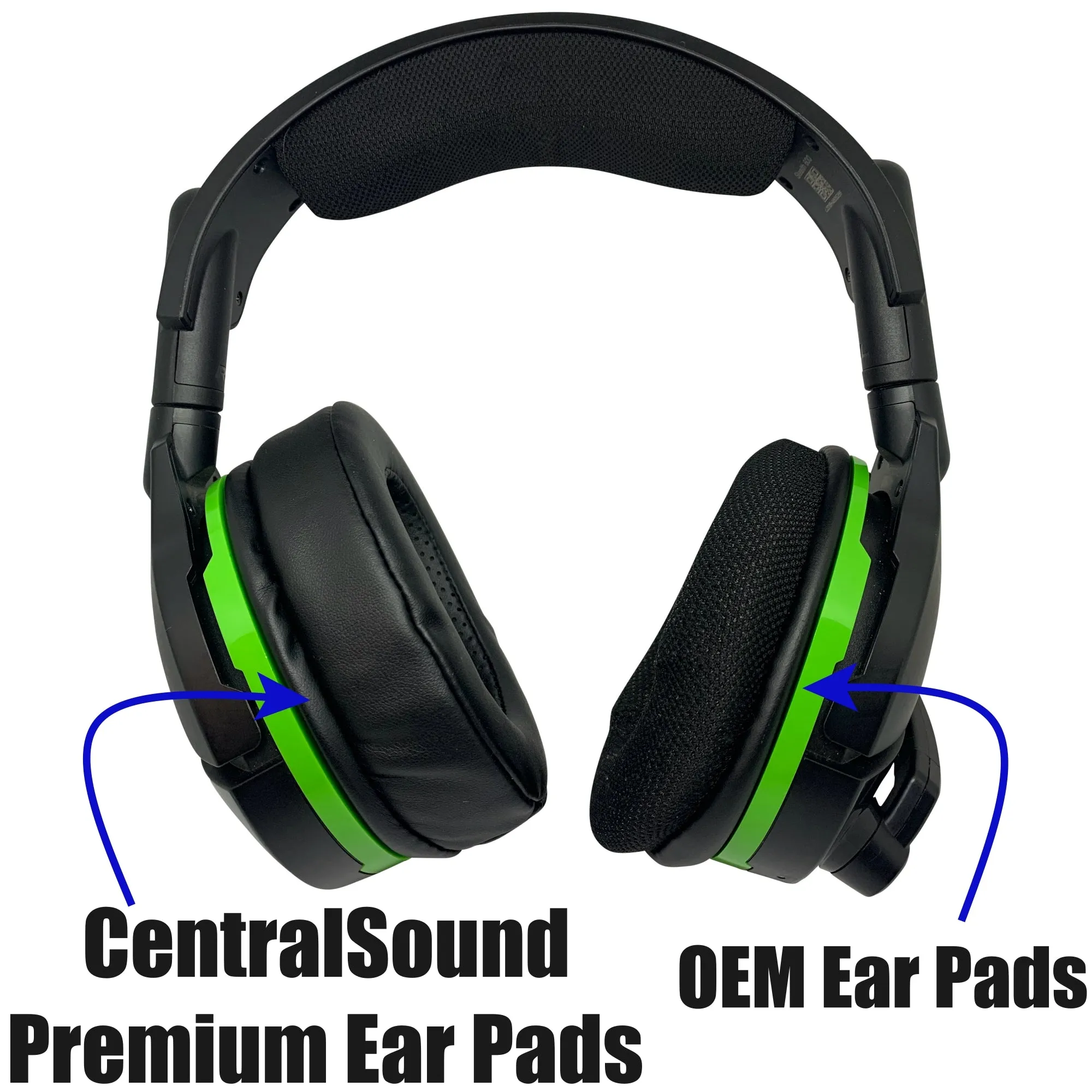 CentralSound Premium XL Replacement Ear Pads for Turtle Beach Gaming Headsets