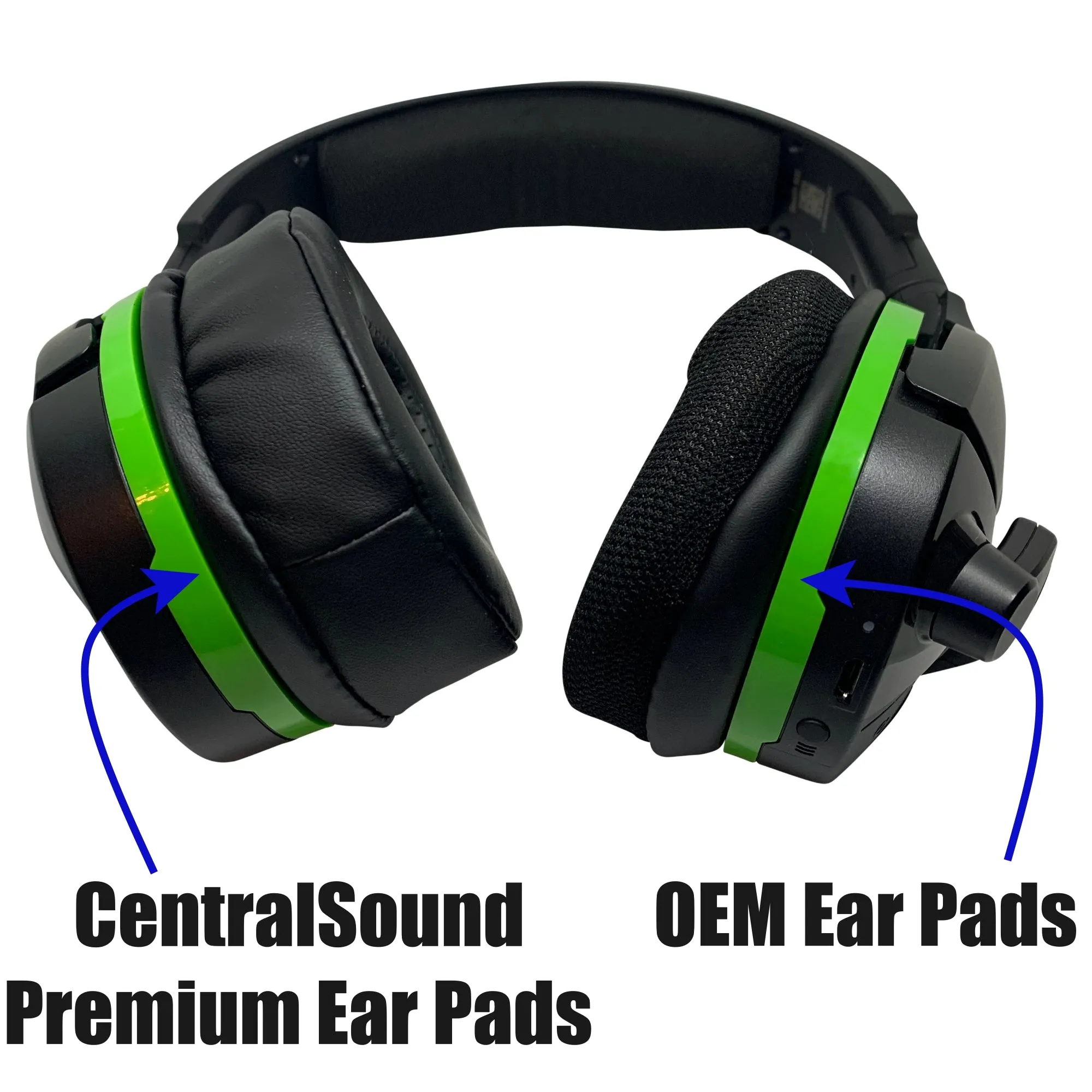 CentralSound Premium XL Replacement Ear Pads for Turtle Beach Gaming Headsets