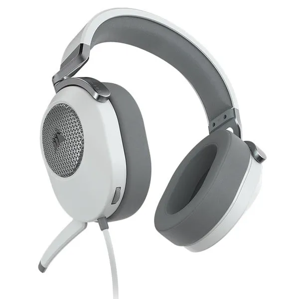 Corsair HS65 SURROUND Wired Gaming Headset  - White