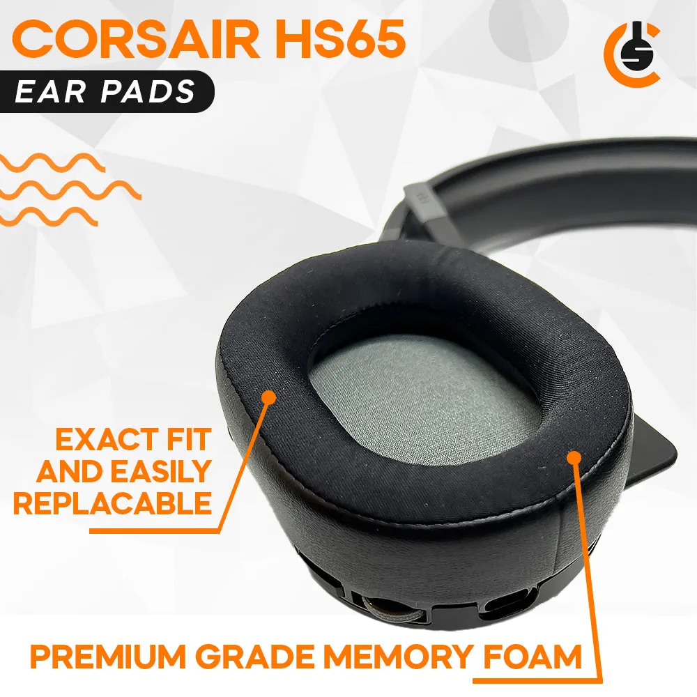 CS Replacement Ear Pad Cushions for Corsair HS65 HS55 HS55 PRO Gaming Headsets