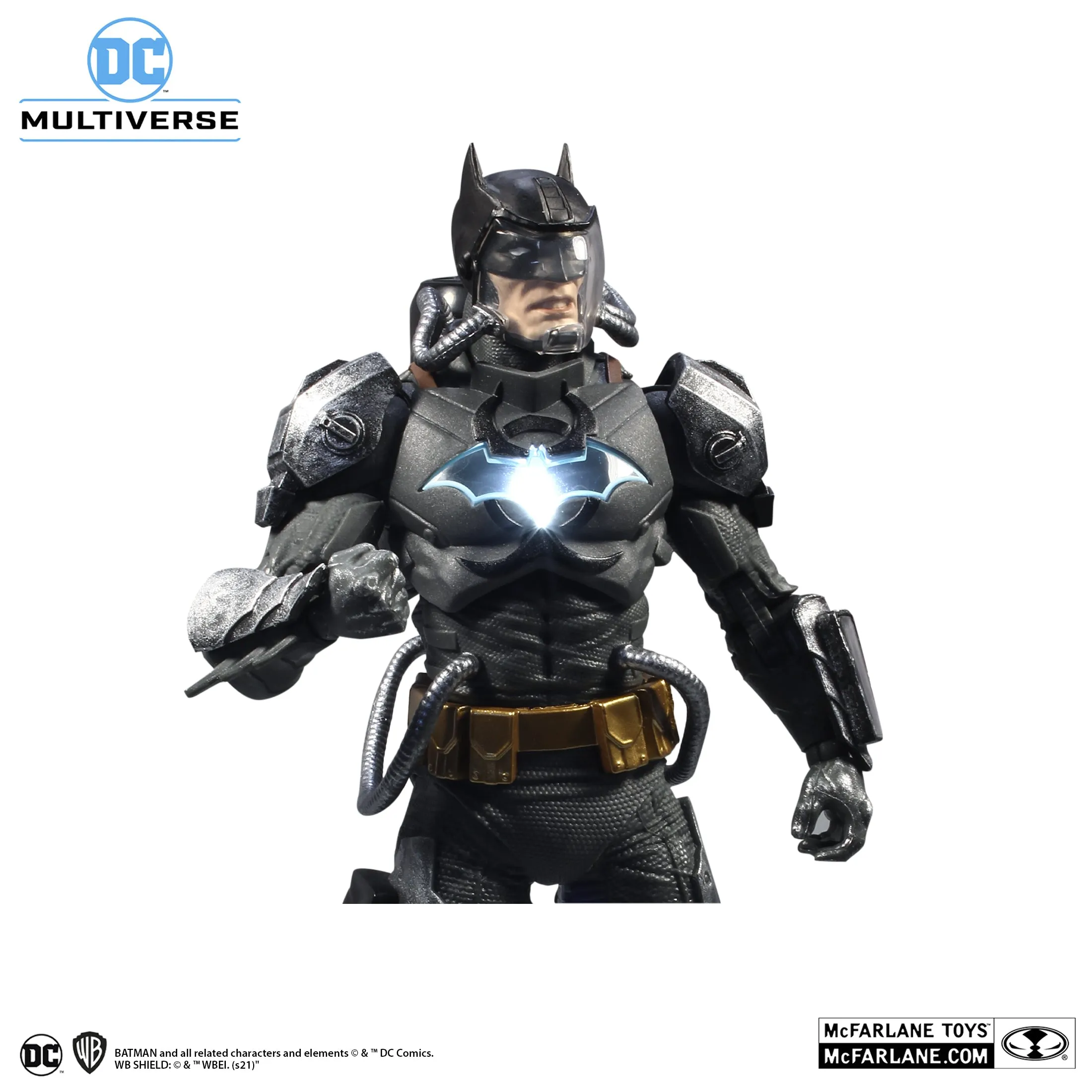 DC Multiverse Batman Hazmat Batsuit Gold Label (Lights Up) 7" Scale Inch Action Figure - McFarlane Toys *SALE!*