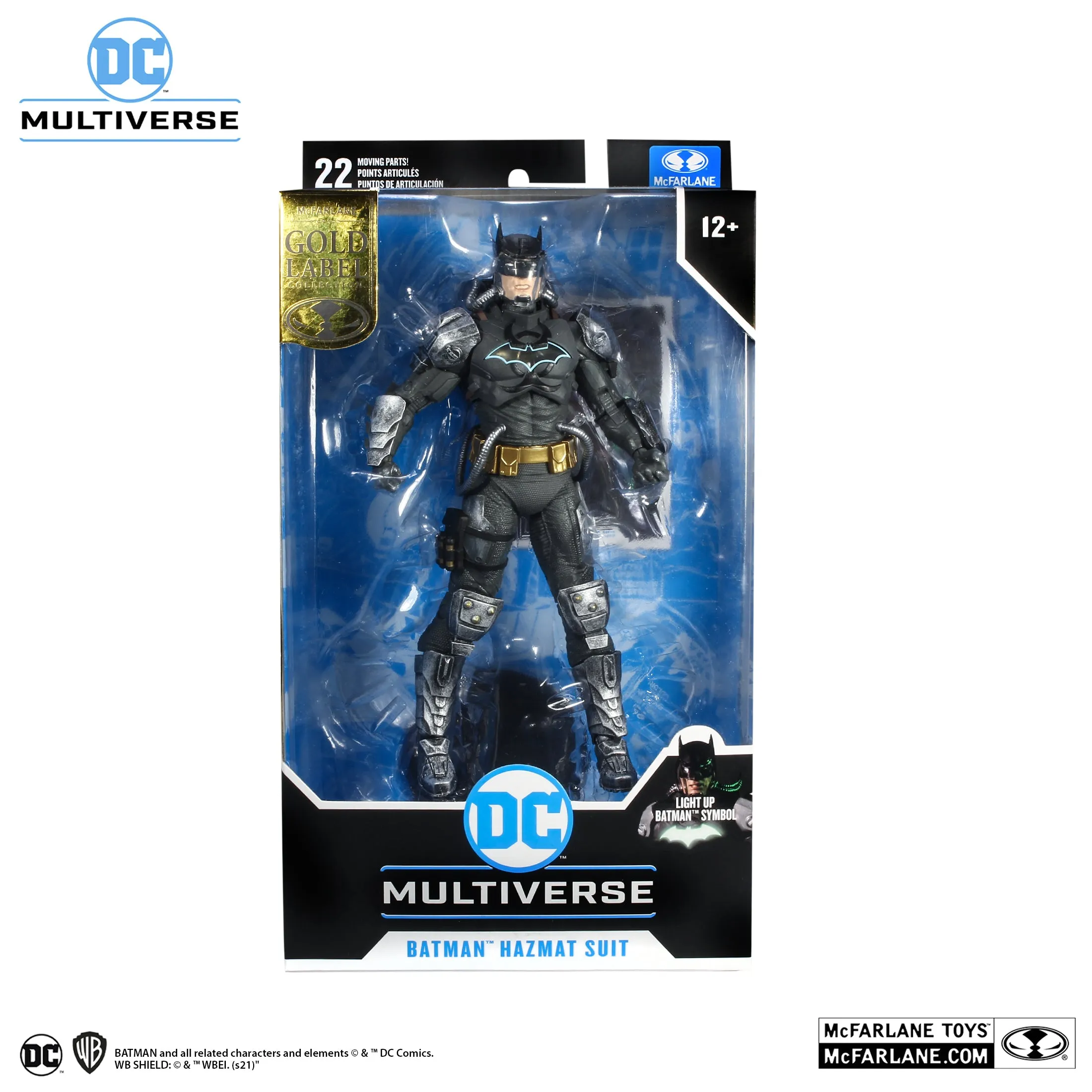 DC Multiverse Batman Hazmat Batsuit Gold Label (Lights Up) 7" Scale Inch Action Figure - McFarlane Toys *SALE!*