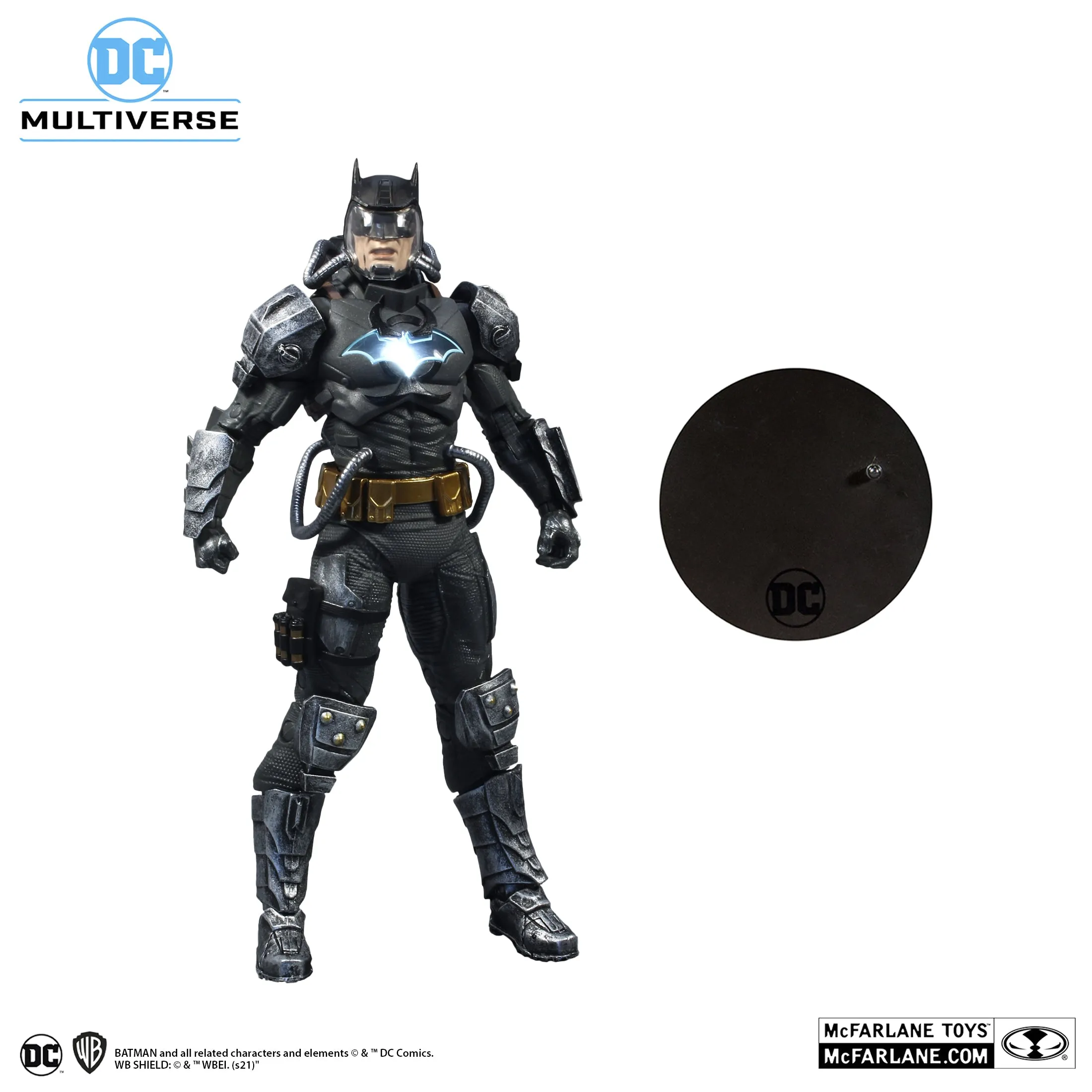 DC Multiverse Batman Hazmat Batsuit Gold Label (Lights Up) 7" Scale Inch Action Figure - McFarlane Toys *SALE!*