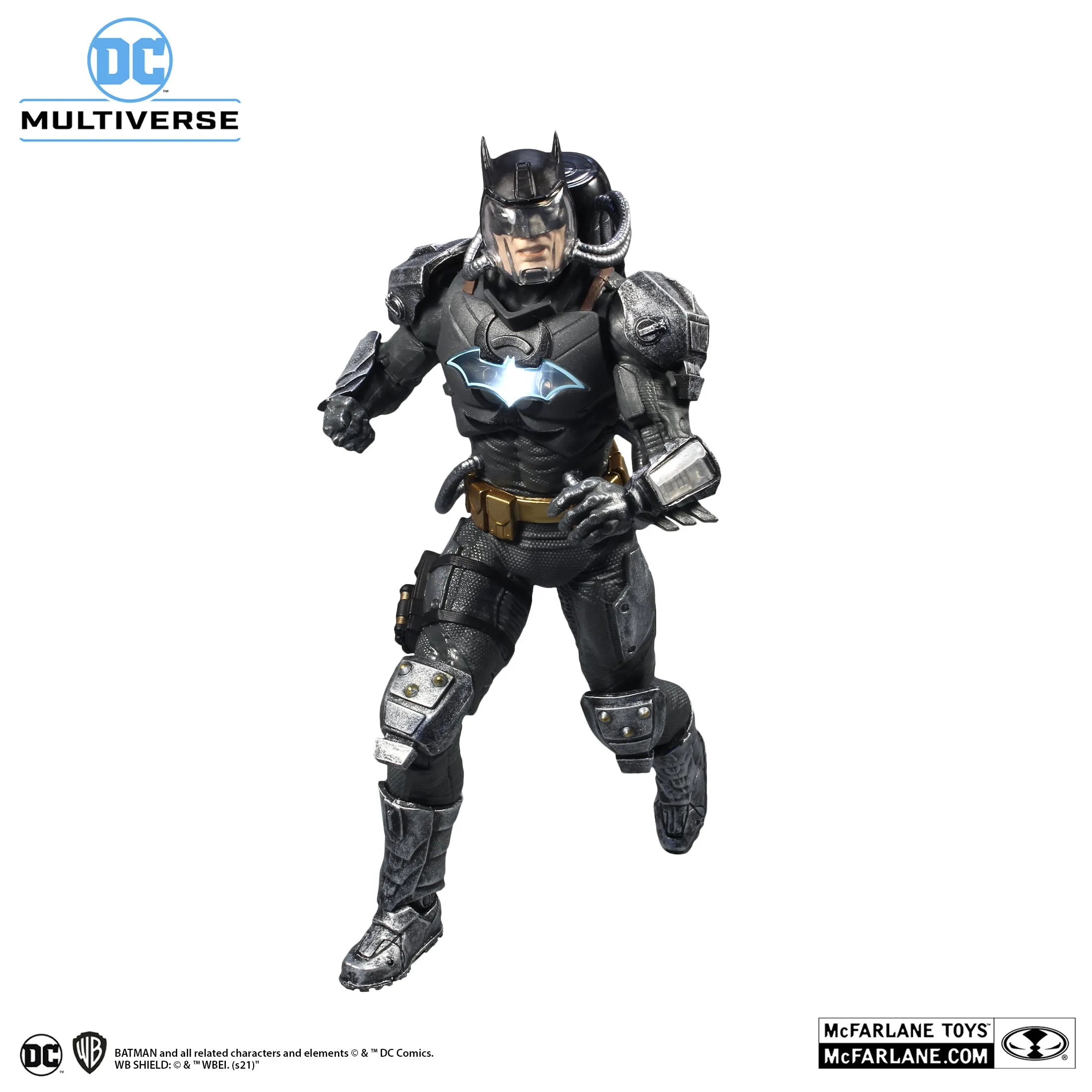 DC Multiverse Batman Hazmat Batsuit Gold Label (Lights Up) 7" Scale Inch Action Figure - McFarlane Toys *SALE!*