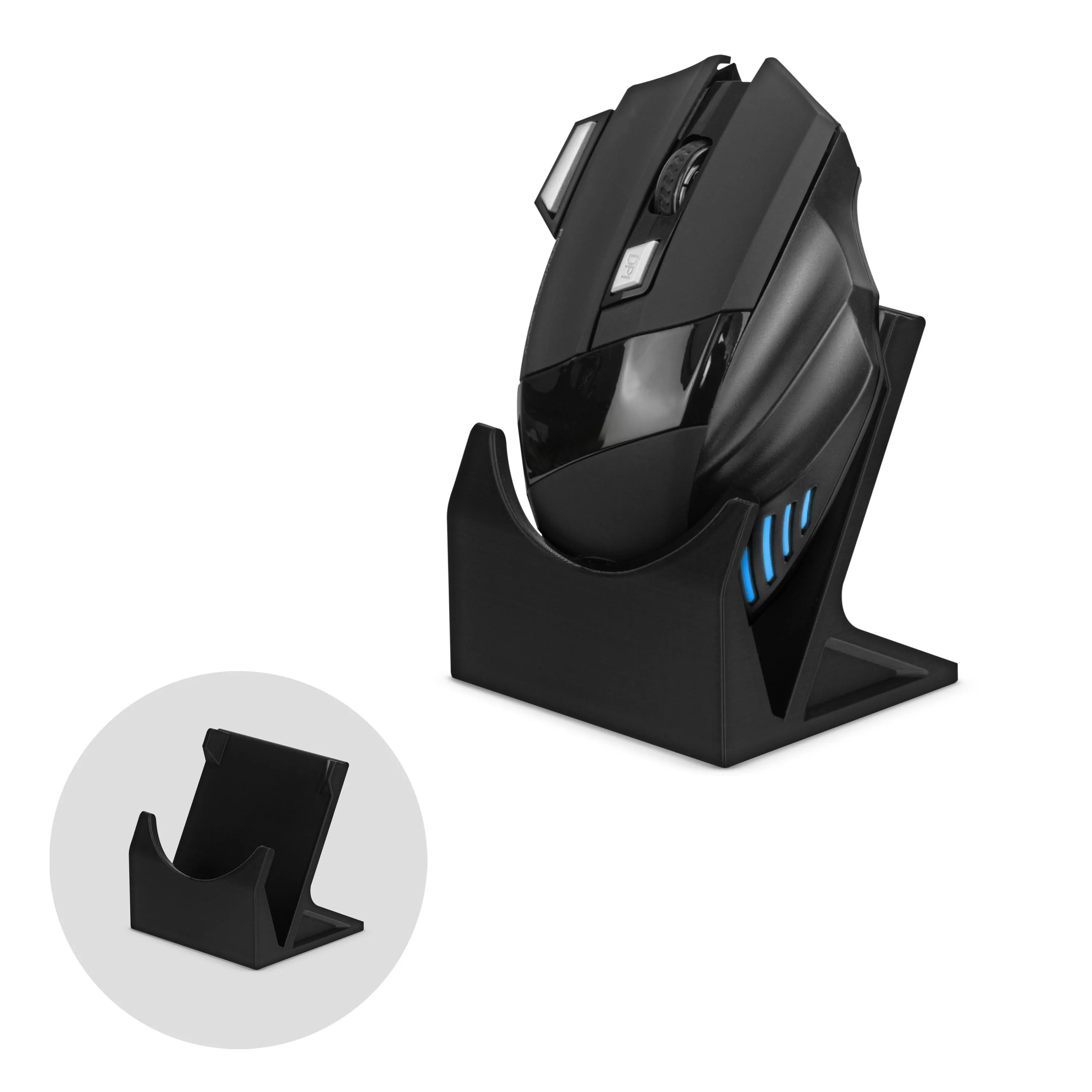 Desktop PC Mouse Stand Holder for Gaming & Office Mice like Logitech, Razer, Corsair & More