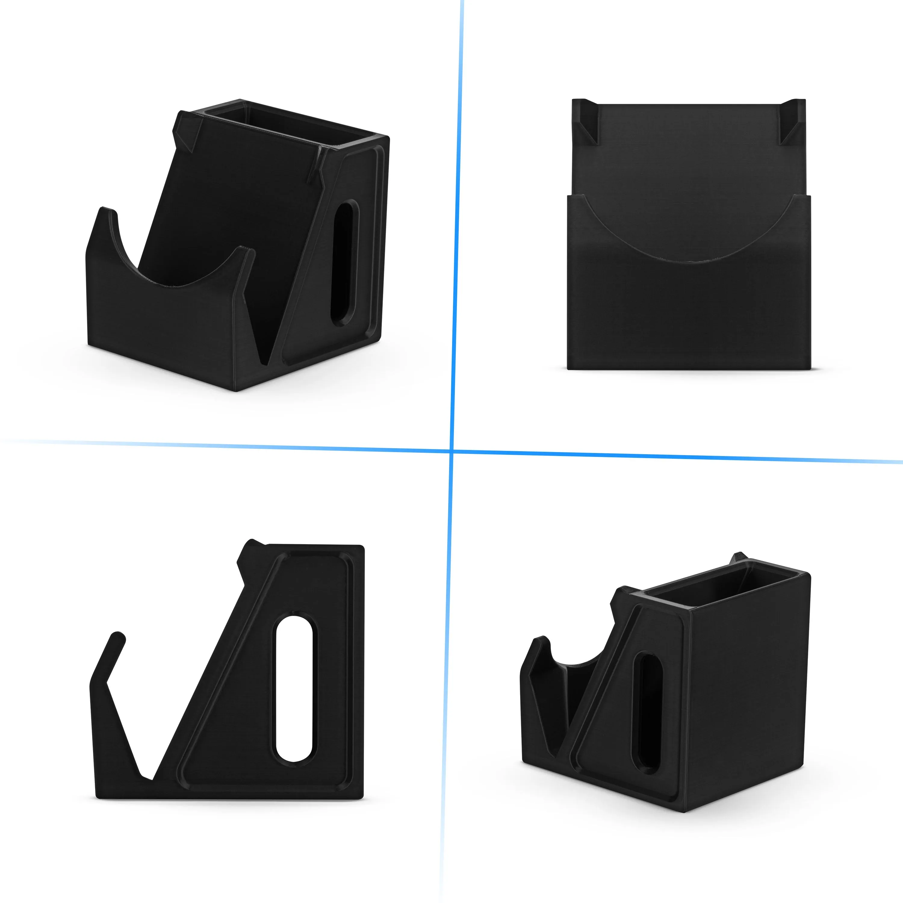 Desktop PC Mouse Stand Holder with Stationary Pen Holder, For Gaming & Office Mice From Logitech, Razer, Corsair & More