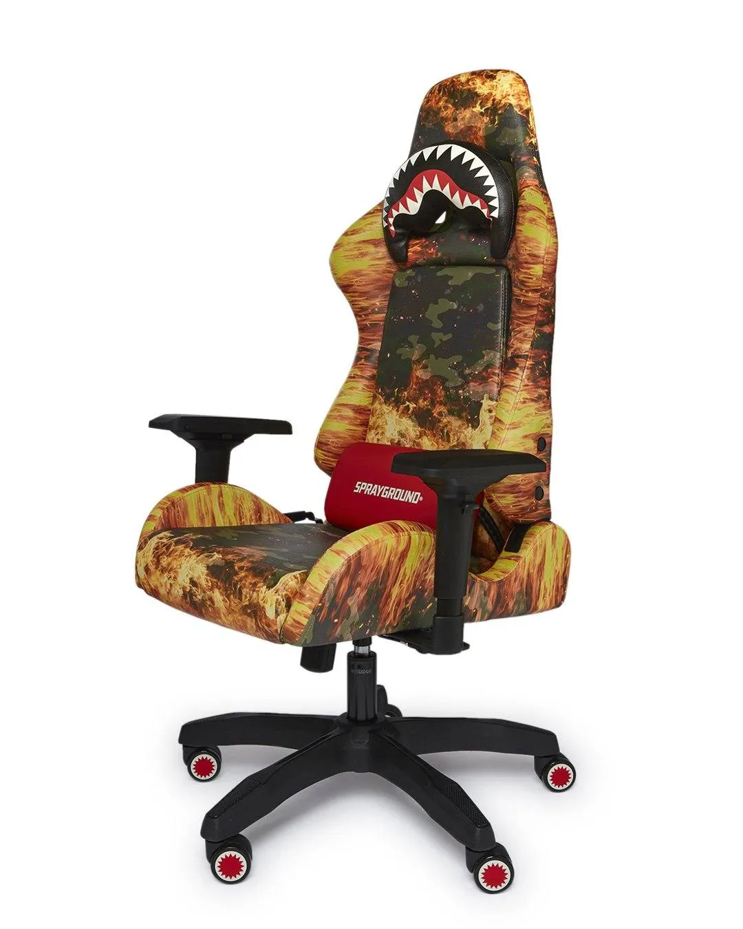 FIRE CAMO GAMING CHAIR - SUPER RARE