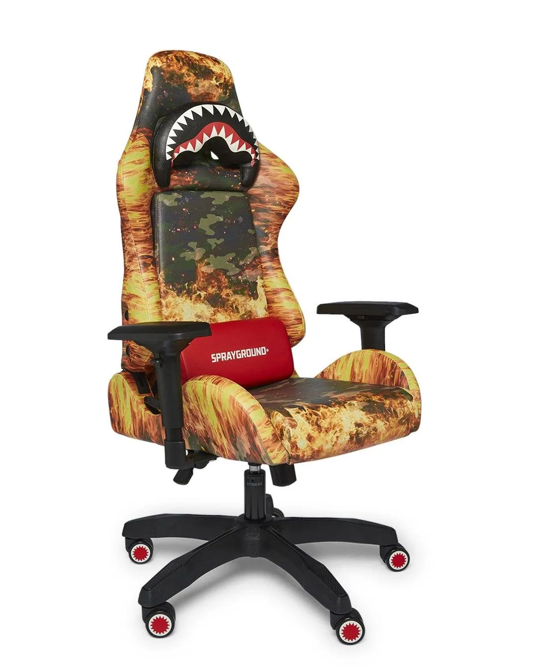 FIRE CAMO GAMING CHAIR - SUPER RARE