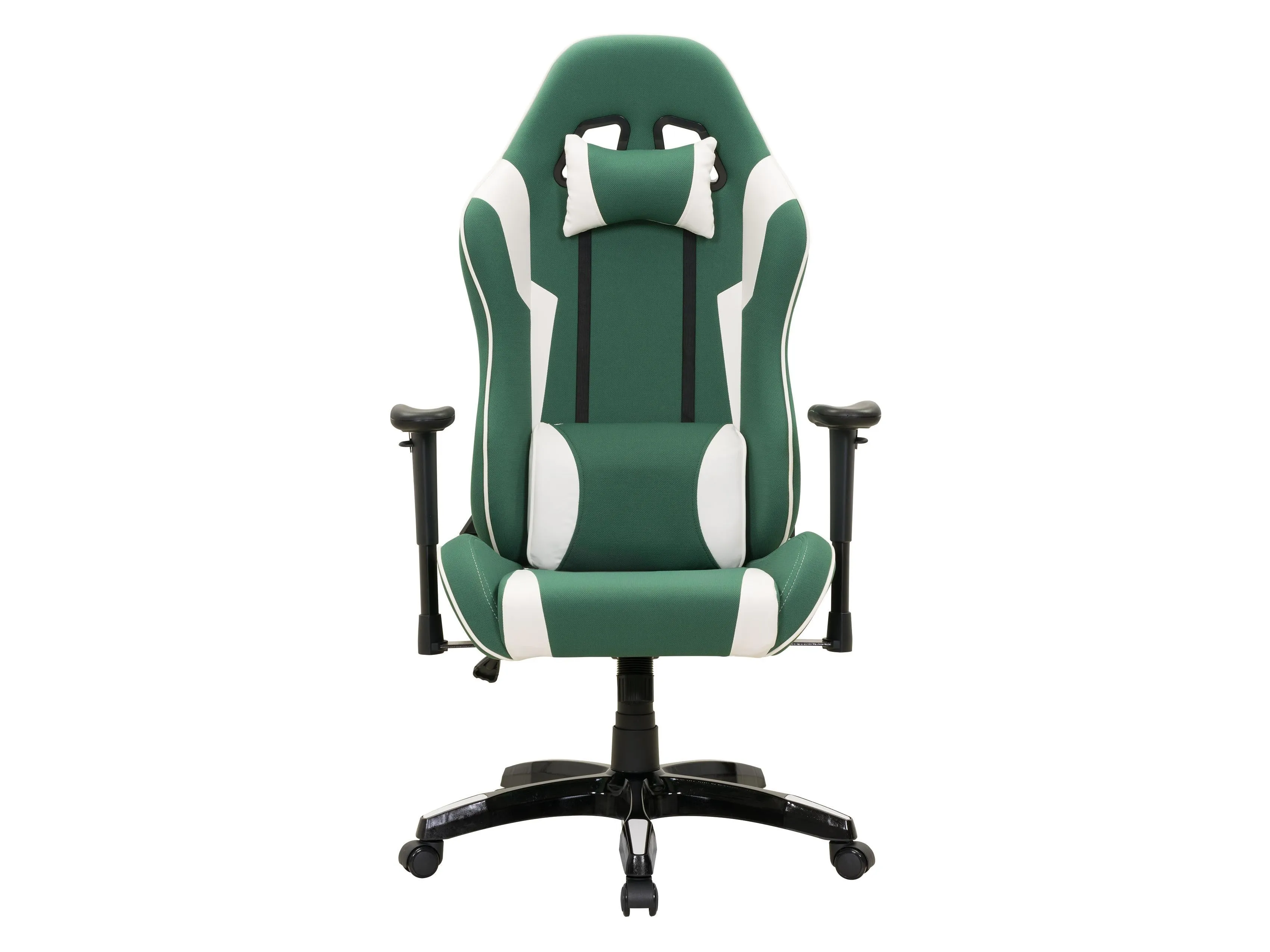 Green and White Gaming Office Chair