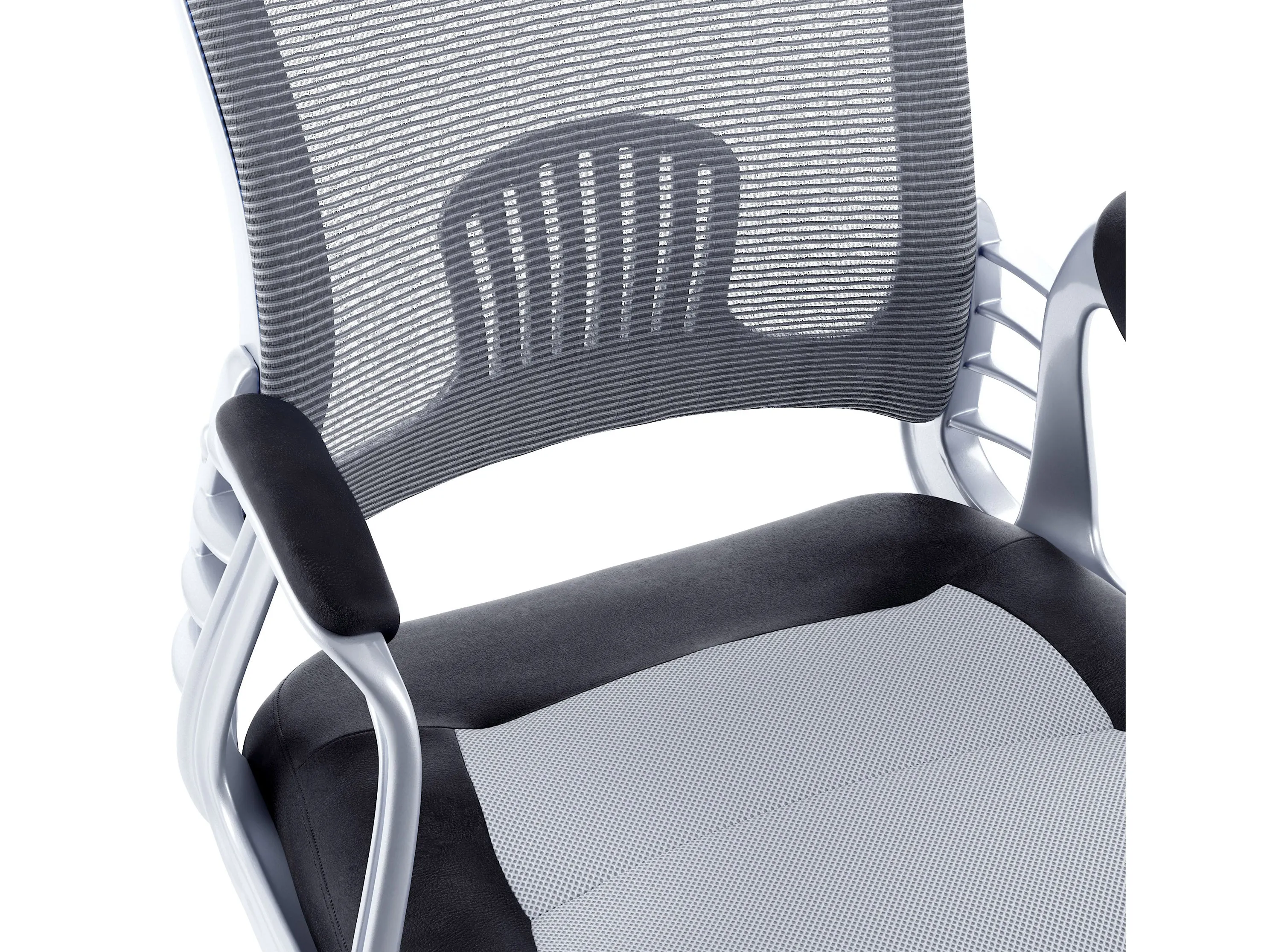 Grey Swivel Office Chair