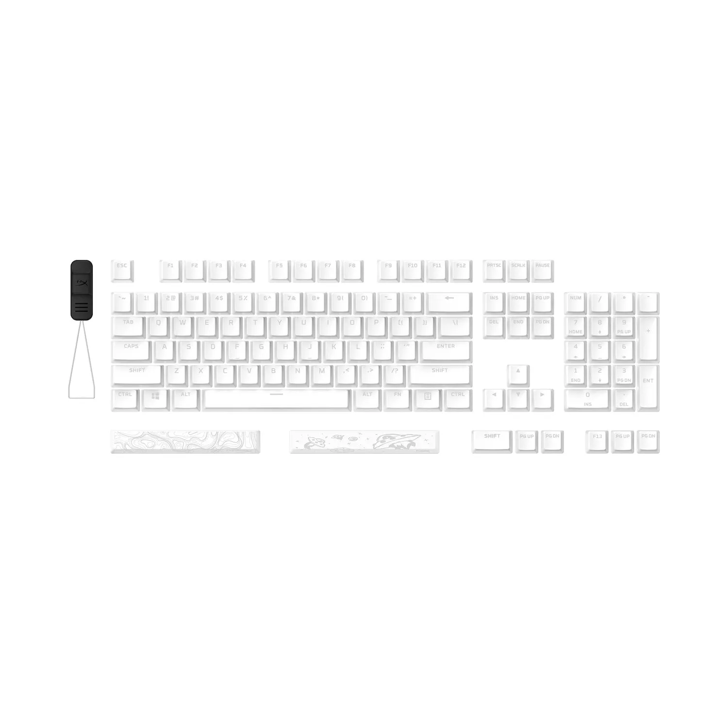 HyperX Pudding Keycaps 2 - Full Key Set - PBT